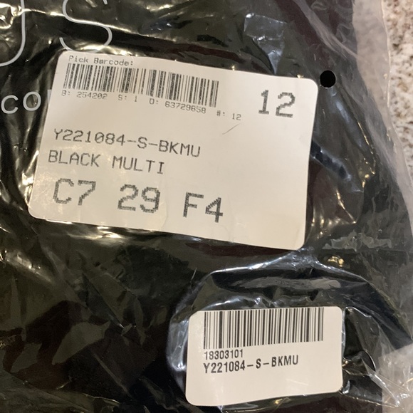 Women's Embroidered Sleeve Jumpsuit - Black Multi, Size S by Venus NWT - Picture 7 of 7